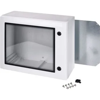 Elektroinstalační krabice Fibox Nástěnná krabice, řada: ARCA 304015W IP66 Polykarbonát Grafitově šedý, Světle šedá 400 mm Průhledné dveře 300 mm