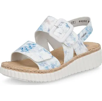 Dámská obuv Dámské sandály RIEKER 69260-90 bílá S6 42