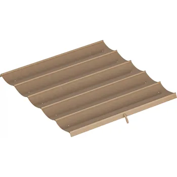 Zahradní stavba Náhradní střecha pro pergolu 3 x 3 m | hnědá