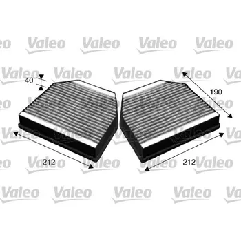 Kabinový filtr Filtr vzduchu v interiéru VALEO 715621