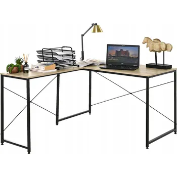 Psací stůl Rohový psací stůl Ote 120 x 40 x 76 cm černý