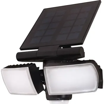 Solight LED solární osvětlení se senzorem, 8W, 600lm, Li-on, černá - WO772