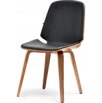 Jídelní židle Židle Mebel-Partner umělá kůže šedá 1 ks