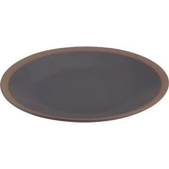 Talíř Kameninový dezertní talíř Clay, (fi) 18 cm, hnědý