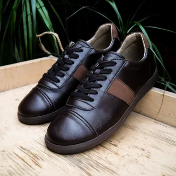 Dámské tenisky Botas Baťasky 1897 Brown - Dámské kožené tenisky / botasky hnědé | česká výroba ze Zlína 40 EU