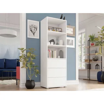 regál Regál Mirjan 60 cm x 178 cm x 40 cm bílý