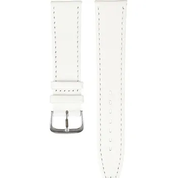 Řemínek na hodinky Kožený řemínek na hodinky 10 mm bílý