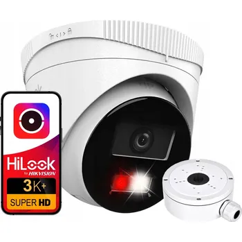 IP kamera Venkovní IP kamera 3K 6MP PoE HiLook IPC-T260HA-LU + Instalační krabice a Aplikace