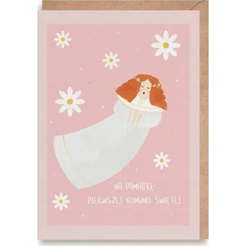 Obraz Přání ke Svaté Přijímání, dívka, eko