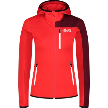 Dámská mikina Dámská powerfleecová mikina NORDBLANC RIVA NBWFL8292 ČERVENÁ 36