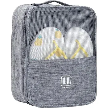 Cestovní taška na boty, vodotěsná taška na boty pojme 3 páry bot pro cestování, přenosnou tašku na