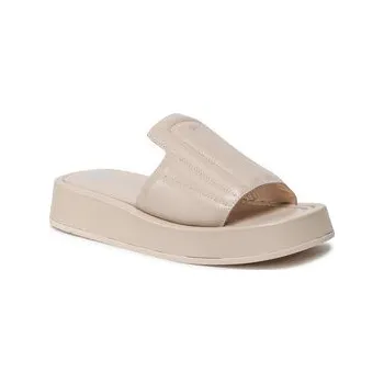 Dámské pantofle Nazouváky Nessi 22199 Béžová 37