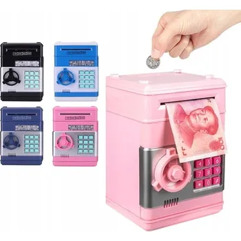 Pokladnička LT232 POKLADNIČKA SEF VKLADOMAT NA MINCE A BANKOVKY S PIN KÓDEM