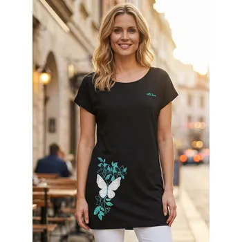 Dámské tričko Dámské prodloužné tričko ALTISPORT CARRYOVER ALW137123 ČERNOMODRÁ M