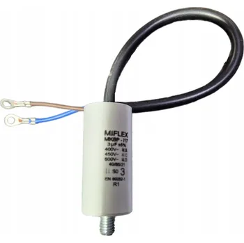 Kondenzátor Motorový kondenzátor MIFLEX 3uF 450V POLSKÝ