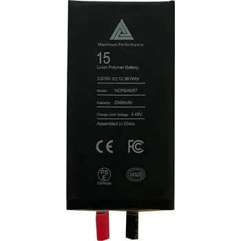 Baterie pro mobilní telefon Baterie pro Apple iPhone 15 MPD 3274 mAh