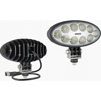 Přídavný světlomet Pracovní LED světlo (12/24V, 40W, 4000lm, 10 LED diod, 176mm x 87mm x 86mm)