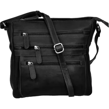 Kabelka Kabelka přes rameno LA-1745 černá, LederArt