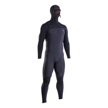 Potápěčské vybavení neopren ION Seek Amp 6/5 Hood Front Zip men BLACK velikost neoprenů a trapézů 54/XL