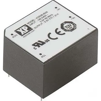 Měnič napětí Měnič AC/DC 5W, počet výstupů: 1, výstup: 3V dc 1.21A Montáž na plošný spoj XP Power