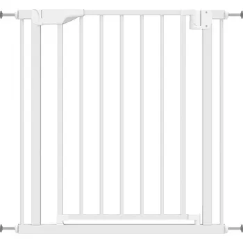 Dětsný nábytek Bezpečnostní branka na schodiště 76-82 x 76 cm | bílá