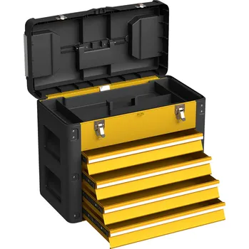 Prázdný box na nářadí 49,7 x 25,3 x 40,7 cm | žlutý