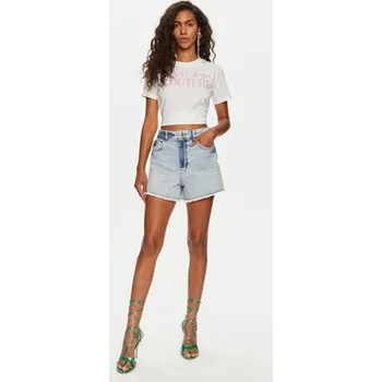 Pánské tričko Versace Jeans Couture T-Shirt 76HAHG03 Bílá Regular Fit XL