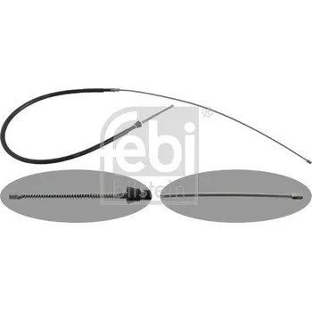 Brzdový systém Lanko ruční brzdy FEBI BILSTEIN 48331