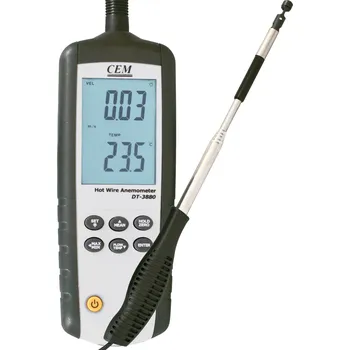 Anemometr TERMICKÝ ANEMOMETR měřič rychlosti větru větroměr