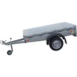 Plachta na přívěsný vozík AGADOS HANDY 8/28, šedá, 1,32 x 2,32 m