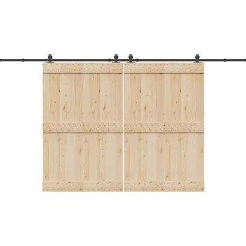 Nábytkové kování OMAXI Sada příslušenství pro posuvné dveře 400 cm ocelová černá 857874