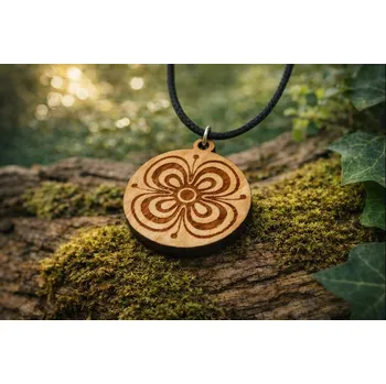 Přívěsek Dary dřeva Přírodní dřevěný přívěsek – šperk