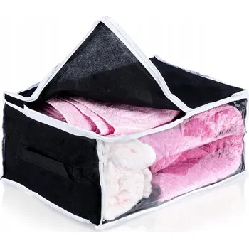 Úložný box POUZDRO NA POVLEČENÍ KOLDRE OBLEČENÍ ORGANIZÉR DO SKŘÍNĚ KRABIČKA KONTEJNER