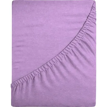 Prostěradlo Prostěradlo Jersey Delux - vřes 120x200 s gumou, Polský výrobek