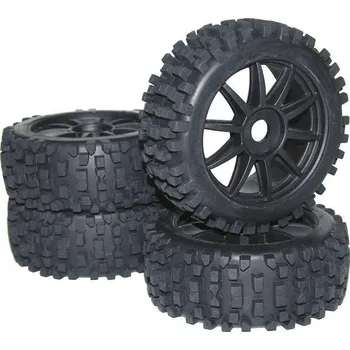 RC vybavení Reely 1:8 Buggy kompletní kola Big Core 10paprskový černá 4 ks