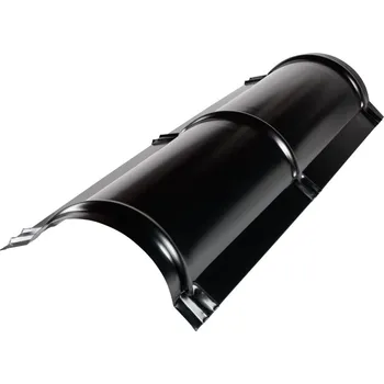 PROBAU Profilovaný hřebenáč, 1 m, ocel, černý (RAL 9005)&nbsp;ACCMDDFGRBK