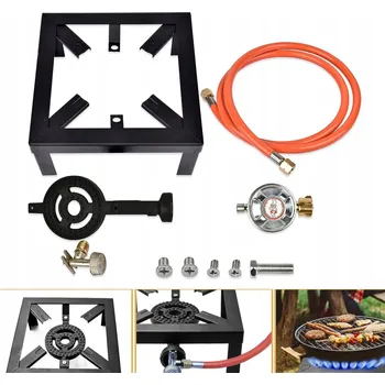 Turistický vařič Plynový vařič 8 kW Stolní vařič Plynový vařič 25 x 25 x 11 cm