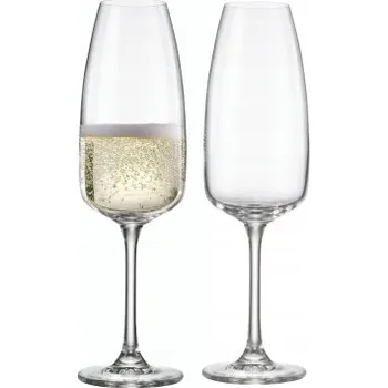 Sklenice HORUS Sklenice na sekt a prosecco 290 ml, křišťálové sklo (6 ks)