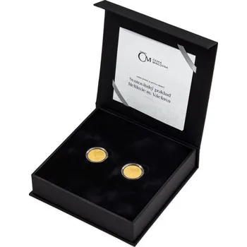 2023 - Sada dvou zlatých investičních mincí 10 NZD Relikvie sv. Václava - Svatovítský poklad