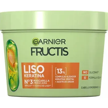 Vlasová regenerace Garnier FRUCTIS LISO KERATIN N°3 vyhlazující maska na vlasy 370 ml