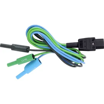 Měřicí kabel Metrel A 1670 Zkušební kabel 1.5 m černá, zelená, modrá 1 ks