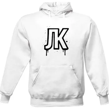 Pánská mikina Pánská mikina s kapucí s potiskem Lukyho logo abstraktní pánské