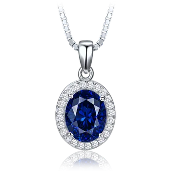 Náhrdelník MINET Luxusní stříbrný náhrdelník s modrým a bílým zirkonem JMAS0329BN45