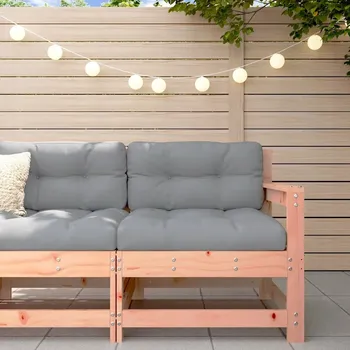 Zahradní křeslo s polštáři, masivní dřevo douglaska tisolistá