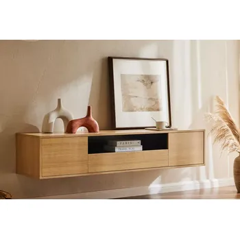 Televizní stolek Závěsný TV stolek LADON Dekorhome