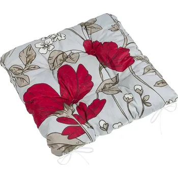 Podsedák Bellatex Sedák Adéla prošívaný Šarlatová,Šedá,Béžová