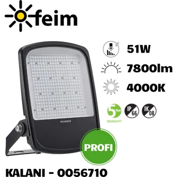 Sylvania 0056710 exteriérový LED reflektor Kalani IP66 7800lm 4000K