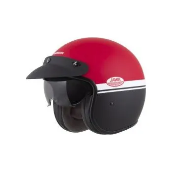 Helma na motorku Moto přilba Cassida Oxygen Jawa OHC 2.0 červená matná/černá/bílá - S(55-56)