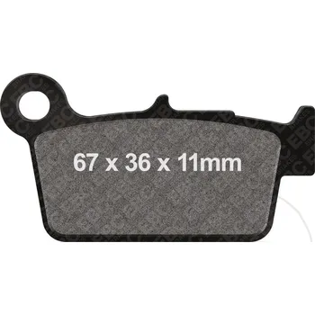 Brzdová destička EBC brzdové destičky Sinter MX-S EBC závodní MX APRILIA MXV 450 08-15, RXV 450 06-15, RXV 550 06-13, SXV 450 06-13, SXV 550 06-15, FANTIC XE 125 2T 20-24, XE 300 2T IE ENDURO ABS 24...