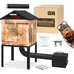 TRENDIE Udírna dřevěná s kovovou střechou